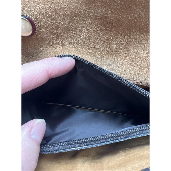 Patricia Nash Torri Small Floral Leather Crossbody Bag Clutch 7.5" x 5" x 2" - Picture 5 of 14